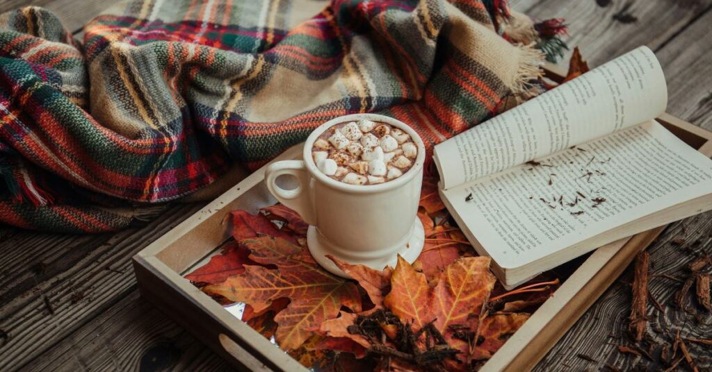 cozy fall scene